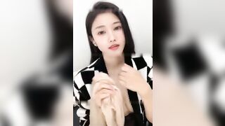 美女模特全程露脸