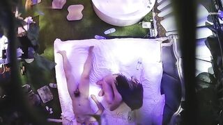 酒店偷拍甄选圆叶大床酒店