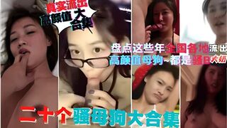 盘点这些年全国各地流出的高颜值母狗