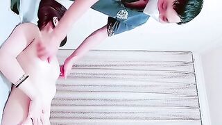 美乳美女私密按摩被无套抽插内射