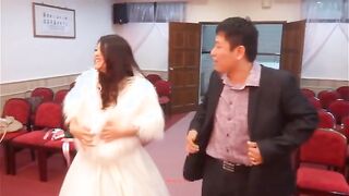 台湾新婚夫妻洞房花烛偷拍视频流出新娘长相一般贵在真实