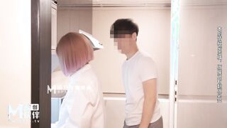 实景国产剧情动作片机器人女友行业内顶级丰腴女神-吴梦梦出演中出内射