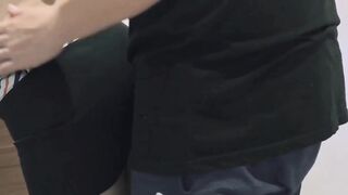 E奶反差空姐！下班我要吃鸡吧！被深插后入骚穴！