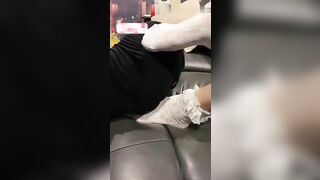 SM调教男奴洛丽塔学妹私人影院调教舔足